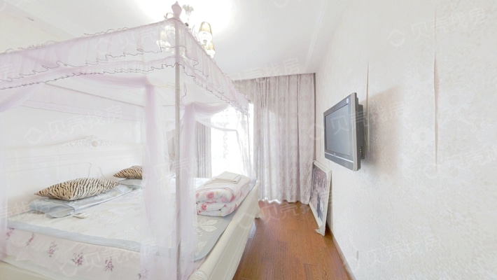中南世纪城小复式 户型方正 采光好 绿化好 精装修-卧室D
