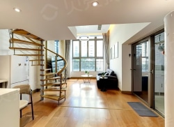 整租·方圆月岛轩 1室1厅 复式 北_方圆月岛轩租房