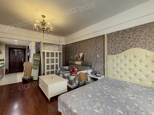 整租·天骄翡翠名都花园 1室1厅 南