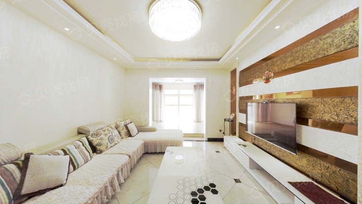 【优质】江南星城 厨房卫生间卧室客厅全景看江-客厅