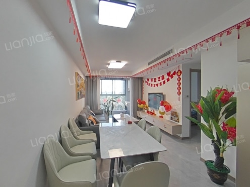 整租·中建河风印月华庭 3室2厅 南