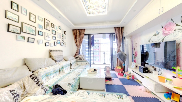 惠州惠城中信水岸城四期3室2厅88平米二手房总价125万，单价14205元/平米