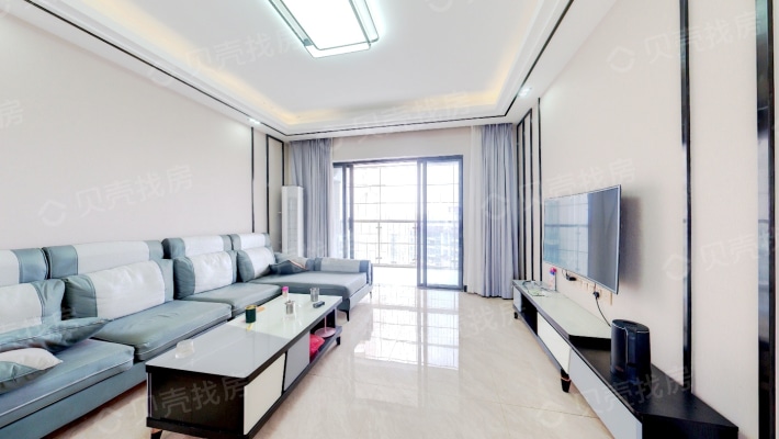 惠州博罗富力现代广场3室2厅118.61平米二手房报价88万，单价7420元/平米