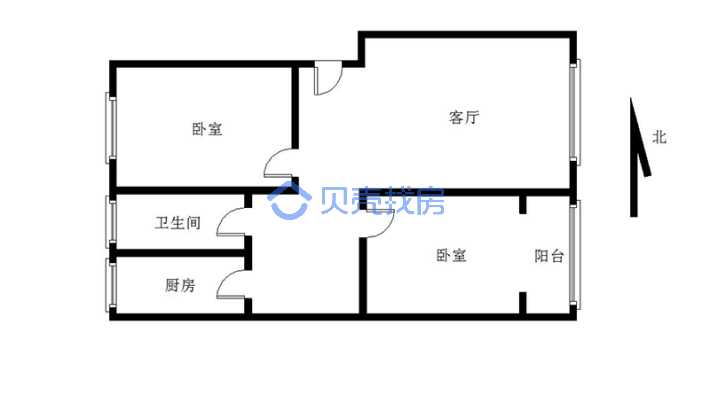 出门是平安北街，旁边就是德信公园，南侧华阳路-户型图