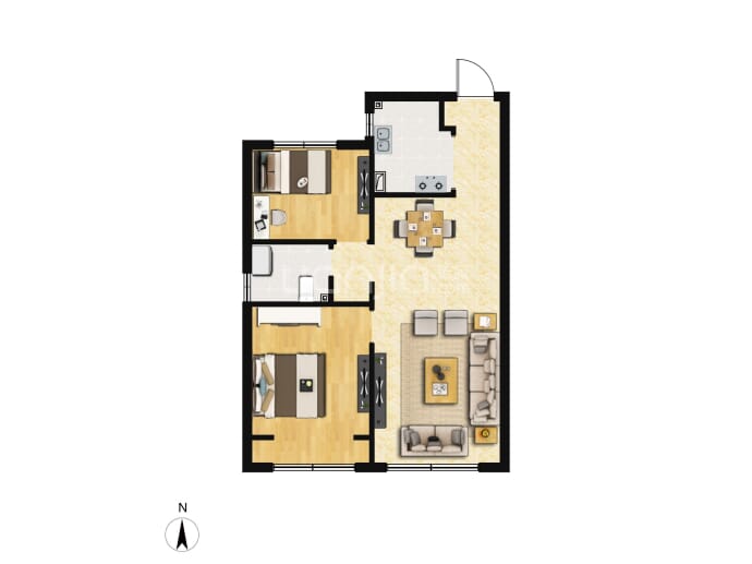 大华锦绣华城-十期（晴麓）--建面 85m²