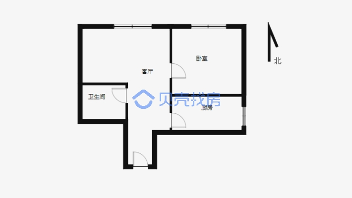 红光山-云鼎大观-舒适型电梯单身公寓-户型图