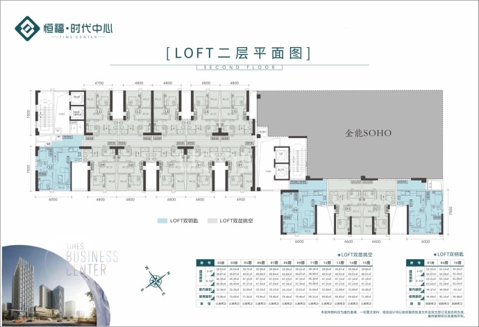 恒福·时代中心--建面 46m²