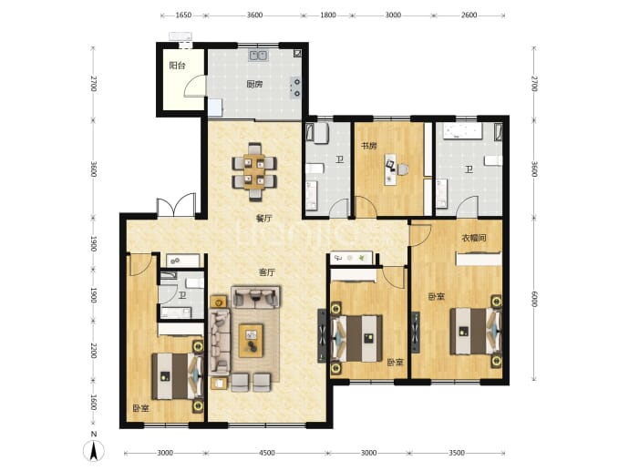 联美玺悦--建面 170m²