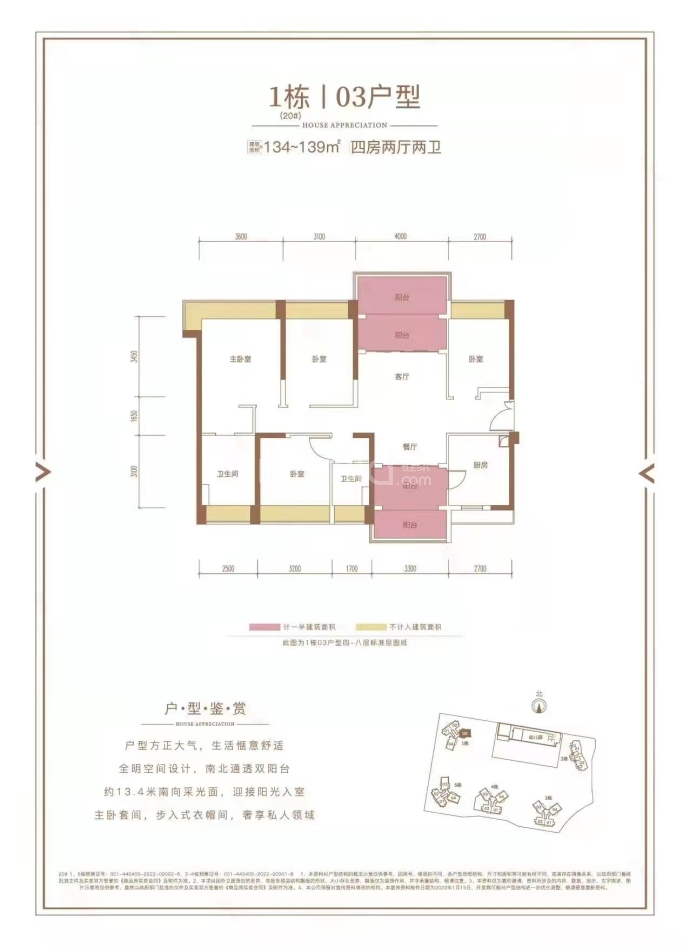 华发广场横琴府（20地块）--建面 134m²