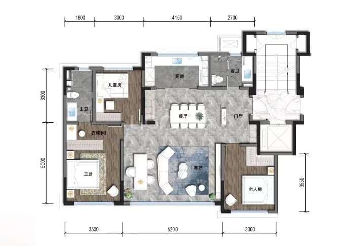 米兰颂二期--建面 118m²