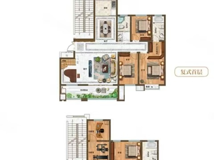裕升华庭6室3厅3卫户型图