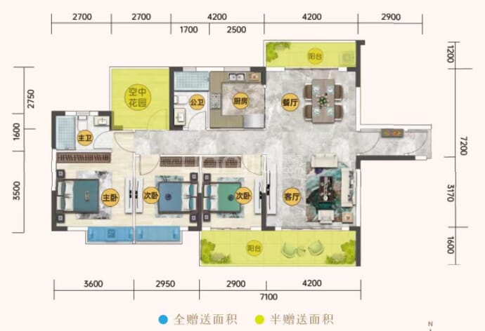 南江状元府--建面 118.9m²