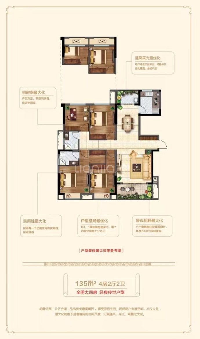 凯进翰林学府--建面 135m²