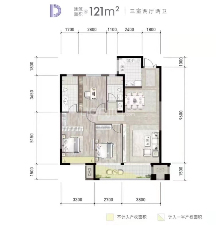 吉泰曦阅--建面 121m²