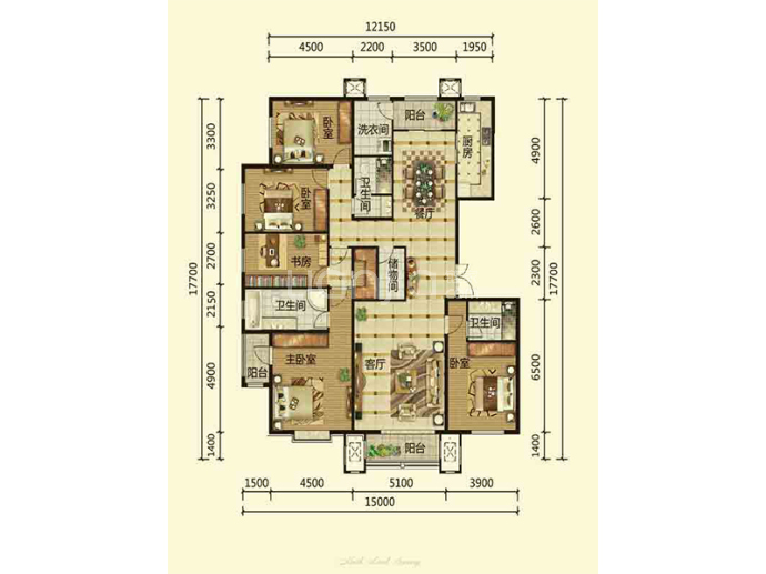 北国风光天建城--建面 252m²