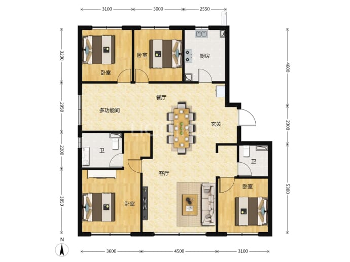 朝阳壹号--建面 170m²