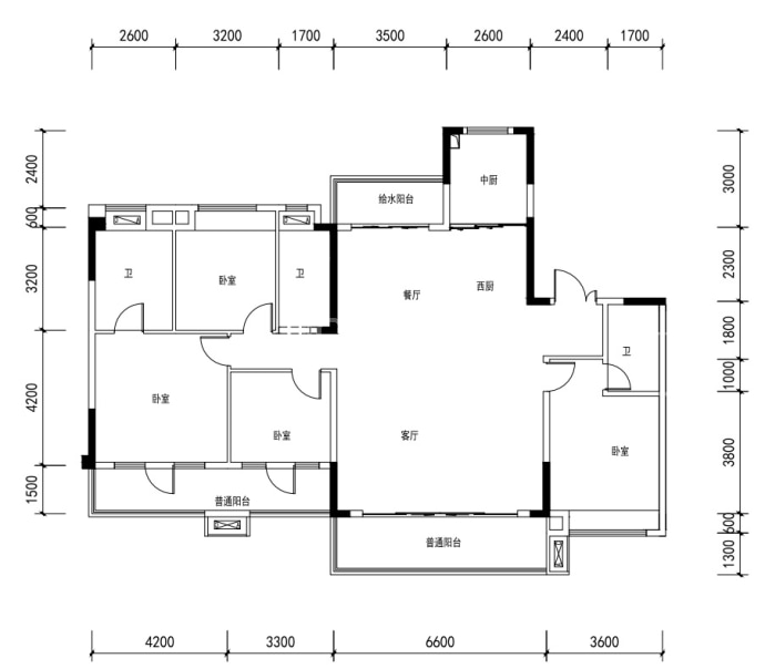 碧桂园西江月--建面 190m²