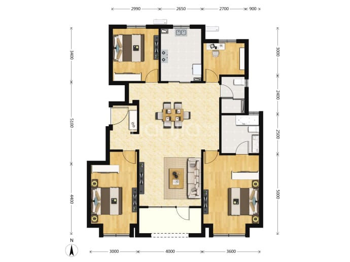 中海寰宇视界--建面 135m²