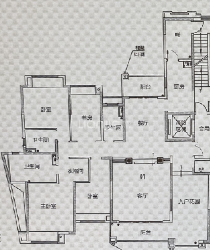 锦绣国际花城一期--建面 211.81m²