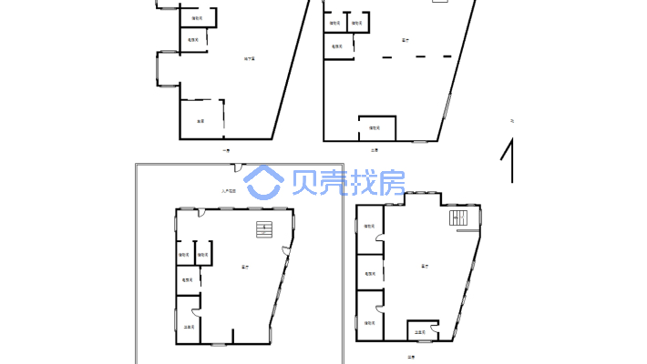 百合田园B区 独栋别墅  户型好 钥匙看房-户型图