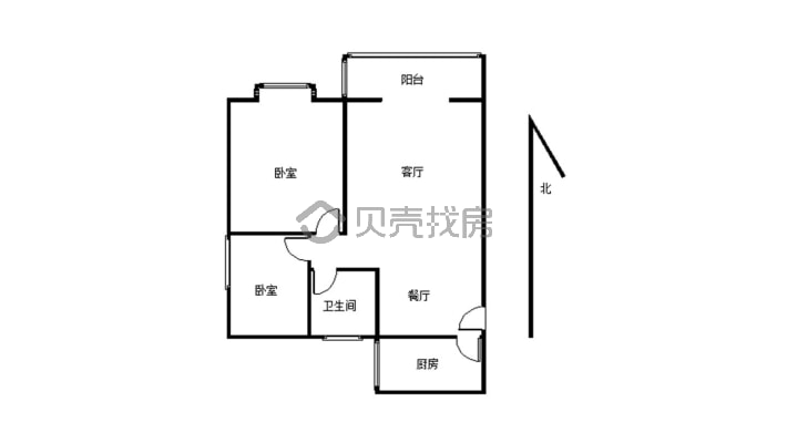 交通便利 小区环境干净舒适 适合居住-户型图