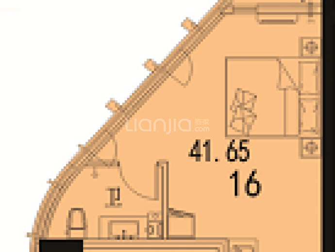 上地广场--建面 41.65m²