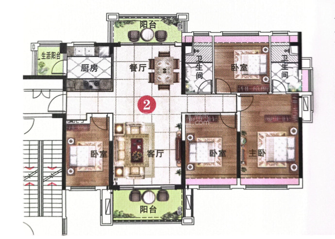 金域蓝湾--建面 148.09m²