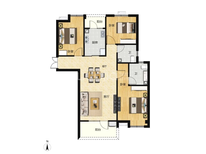 港尚府--建面 117.04m²