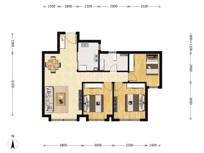 保利堂悦--建面 95m²