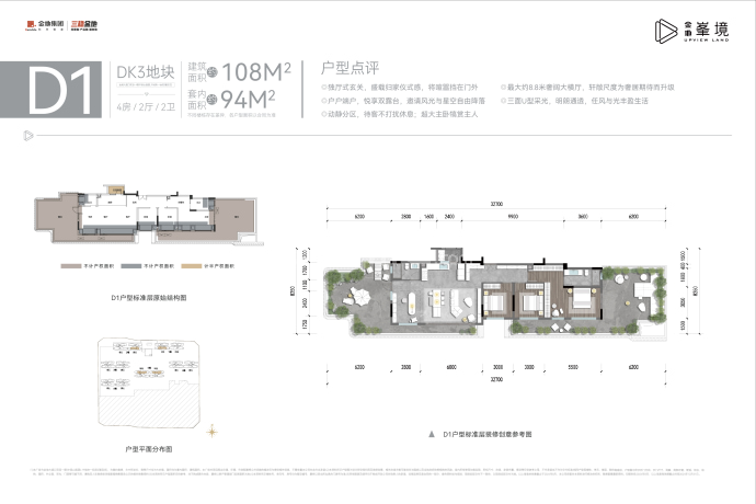 金地自在城--建面 108m²