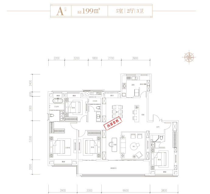 引江佳园--建面 199m²