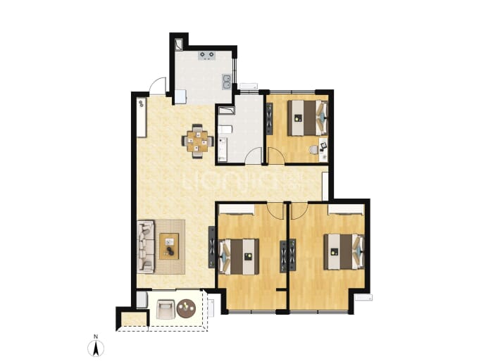 新城和樾--建面 87m²