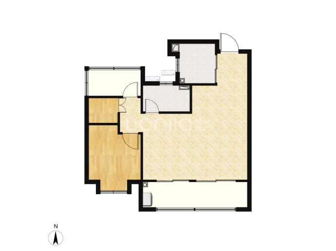 招商奥体公园--建面 92m²