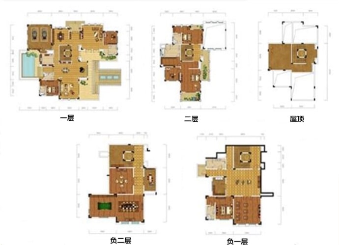 欧洲小镇--建面 866m²