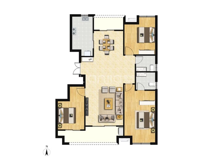 国投·襄阳府--建面 128m²