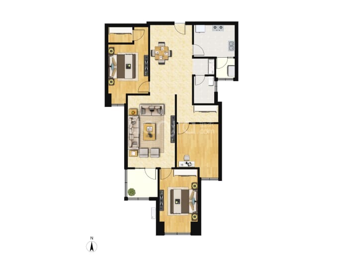 福星惠誉红桥城▪尚都--建面 103.27m²