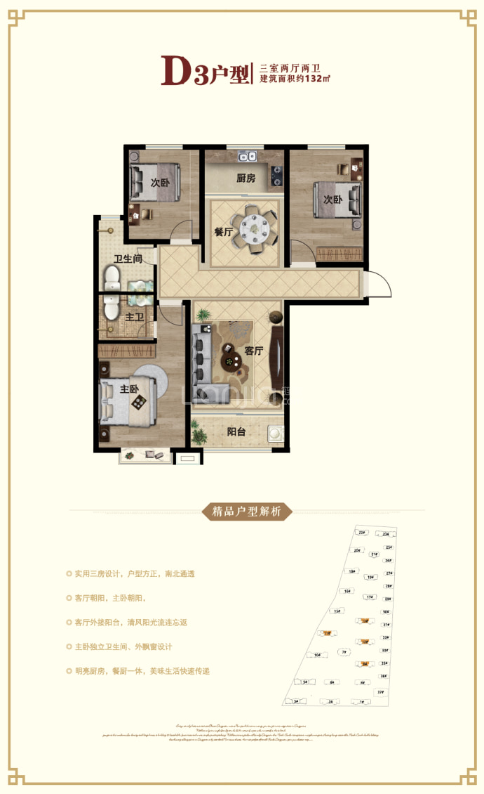 永泰和顺园--建面 132m²