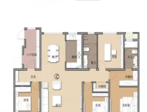 城市印象4室2厅2卫户型图