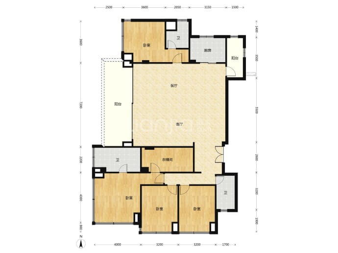 华润中央公园悦府--建面 192m²