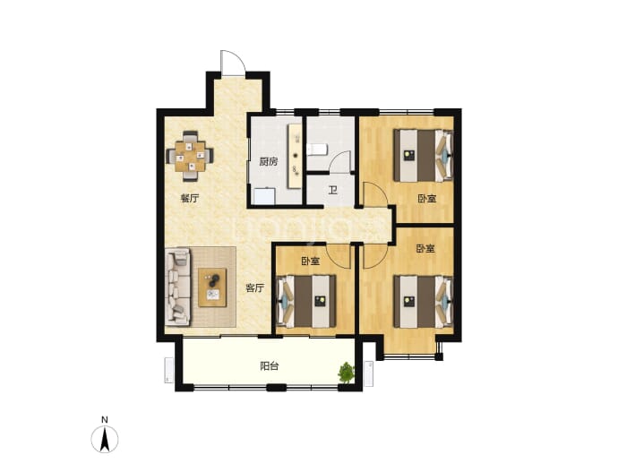 太和荣域府--建面 97.51m²