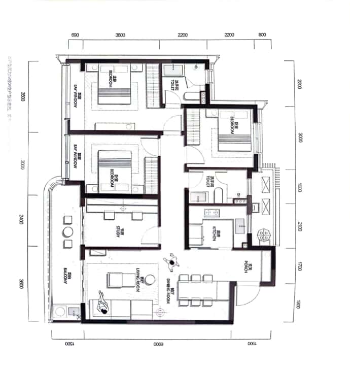 金澜府--建面 127m²