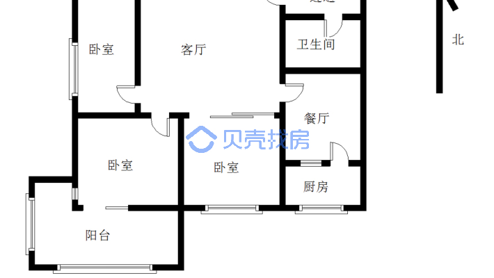 单价合适 采光好 交通方便 位置好-户型图