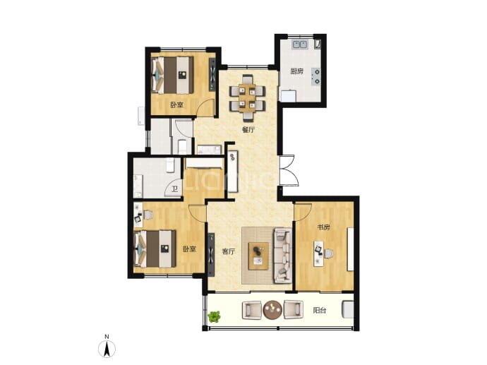 兴港永威·观樾--建面 125.98m²