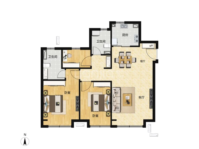 博屿海--建面 98m²