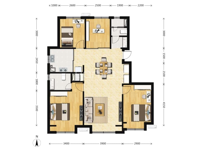 长安润璟--建面 121m²