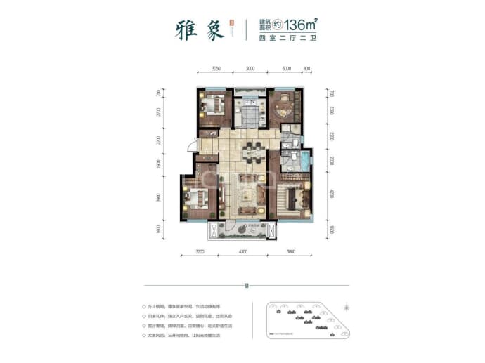 华润置地·萬象府--建面 136m²