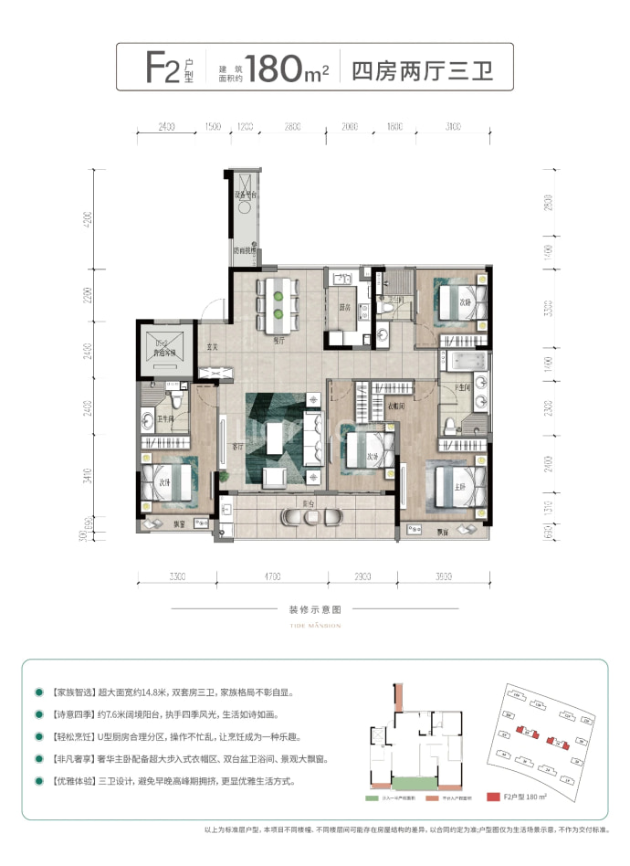 经开蓝城·江上云起--建面 180m²