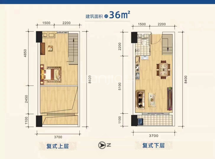 宝德云谷大厦--建面 36m²