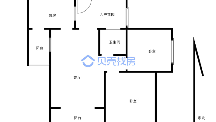 滨江奥斯卡 3室2厅 南-户型图