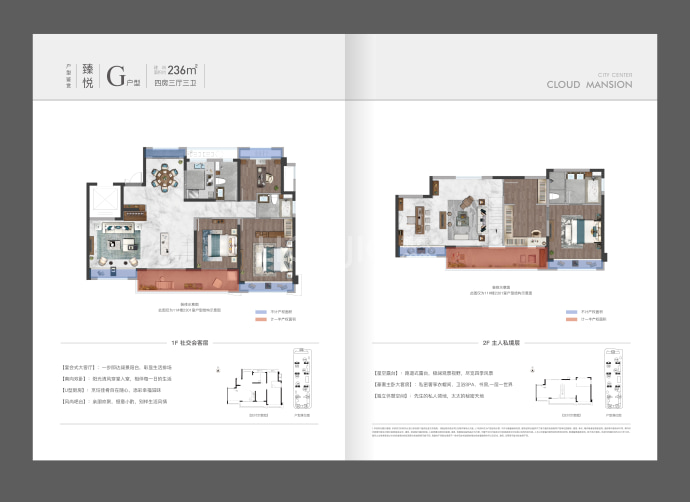 云悦澜湾--建面 236m²